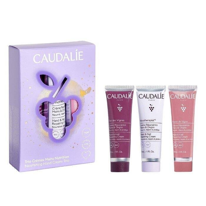 CAUDALIE ТРИО КРЕМ ЗА РЪЦЕ И НОКТИ 3 Х 30 МЛ ПРОМО