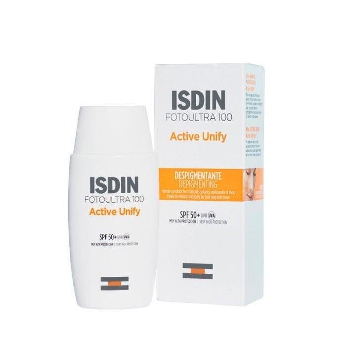 ISDIN FOTOULTRA 100 ACTIVE UNIFY SPF 50 ФЛУИД ПРОТИВ ПИГМЕНТНИ ПЕТНА 50 МЛ