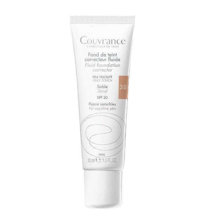 AVENE COUVRANCE ФОН ДЬО ТЕН ТЕЧЕН КОРЕКТОР SPF 20 3.0 ПЯСЪК 30 МЛ