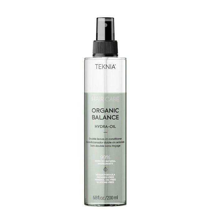 LAKME TEKNIA ORGANIC BALANCE HYDRA-OIL ДВУФАЗЕН БАЛСАМ БЕЗ ОТМИВАНЕ 200 МЛ