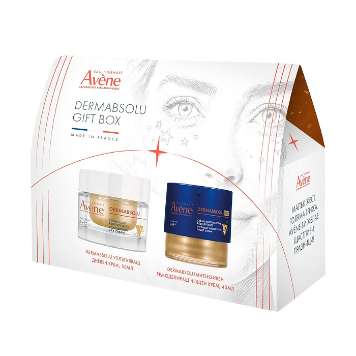 AVENE DERMABSOLU ДНЕВЕН КРЕМ 50 МЛ + НОЩЕН КРЕМ 40 МЛ ПРОМО