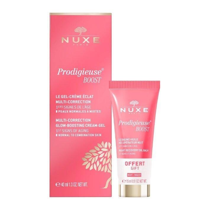 NUXE PRODIGIEUSE BOOST ОЗАРЯВАЩ ГЕЛ-КРЕМ 40МЛ + НОЩЕН БАЛСАМ 15МЛ ПРОМО