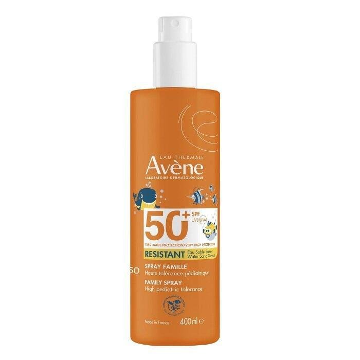 AVENE SUN SPF50+ FAMILY СЛЪНЦЕЗАЩИТЕН СПРЕЙ ЗА ДЕЦА И ВЪЗРАСТНИ 400МЛ ПРОМО