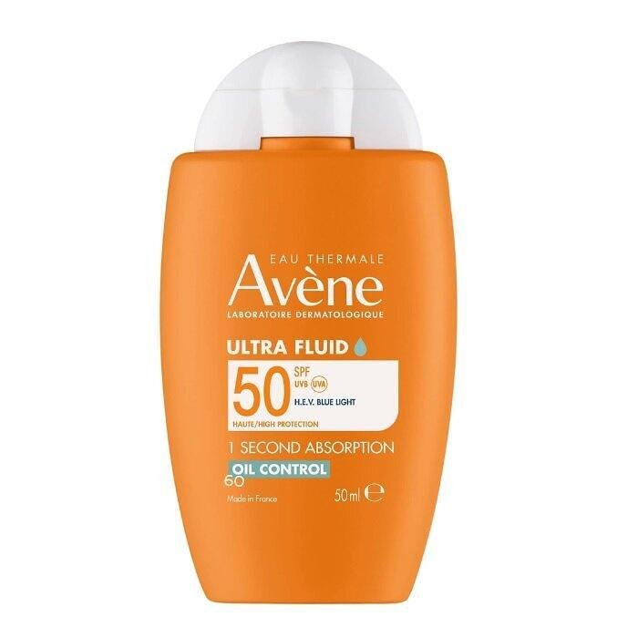 AVENE SUN SPF50 OIL CONTROL ULTRA СЛЪНЦЕЗАЩИТЕН ФЛУИД ЗА МАЗНА КОЖА 50 МЛ