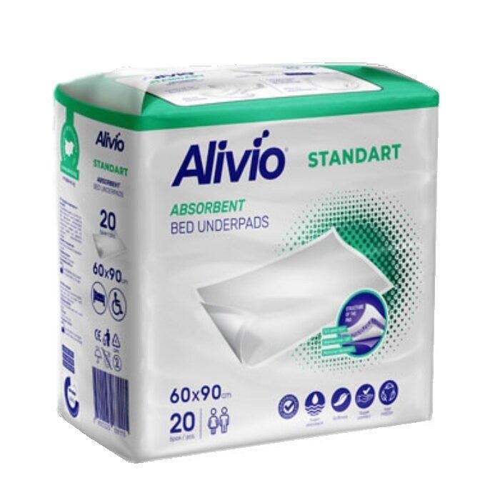 АЛИВИО СТАНДАРТ АБСОРБИРАЩИ ЧАРШАФИ 60/90СМ Х 20