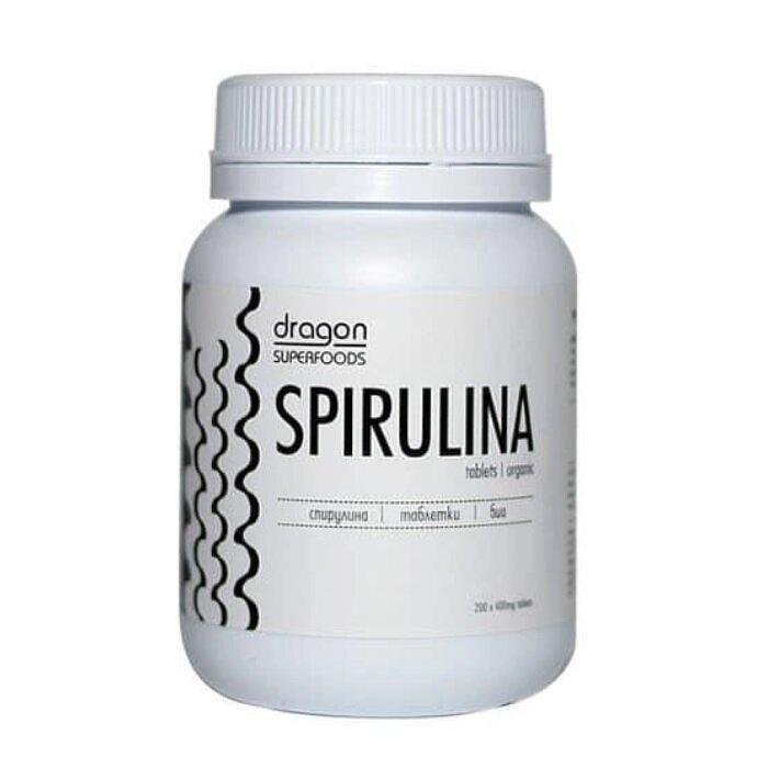 СПИРУЛИНА БИО ТАБЛ. 400МГ Х 200 DRAGON SUPERFOODS