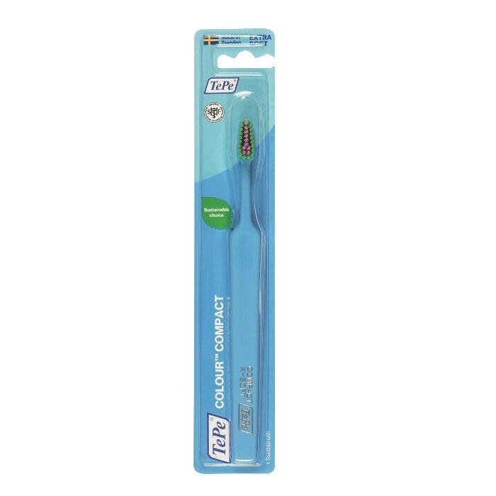 TEPE SELECT COLOR COMPACT ЧЕТКА ЗА ЗЪБИ ТЮРКОАЗ SOFT Х 1