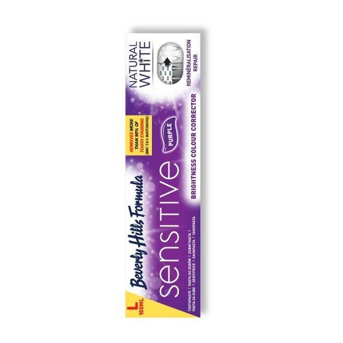 BEVERLY HILLS FORMULA NATURAL WHITE SENSITEVE ПАСТА ЗА ЗЪБИ 100 МЛ