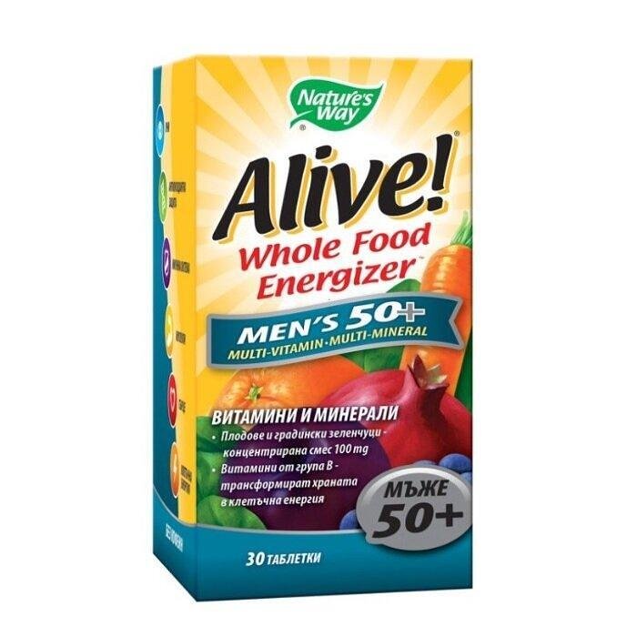 АЛАЙВ МУЛТИВИТАМИНИ ЗА МЪЖЕ 50+ ТАБЛ. Х 30 ALIVE
