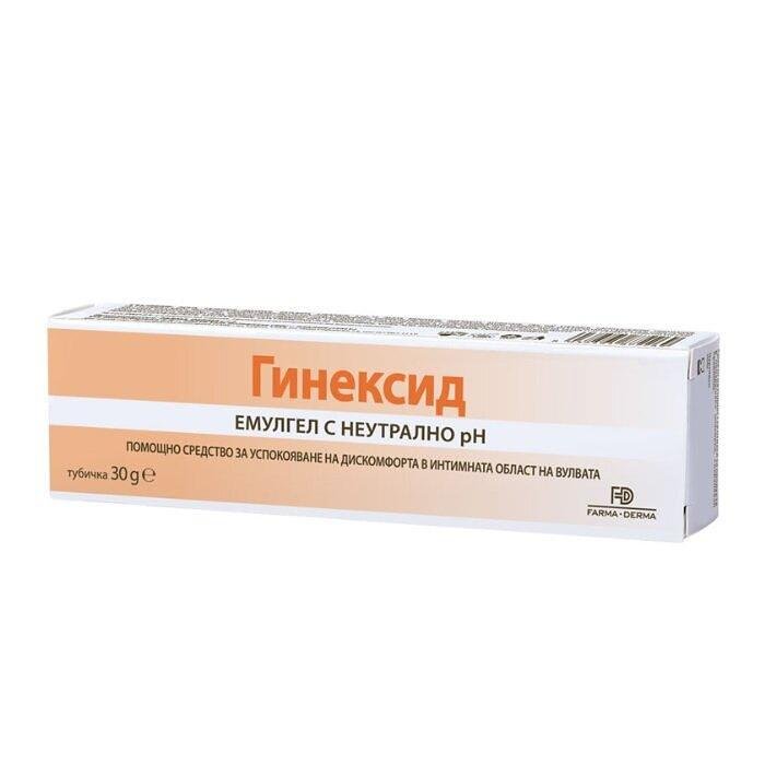 ГИНЕКСИД ЕМУЛГЕЛ С НЕУТРАЛНО PH 30 ГР