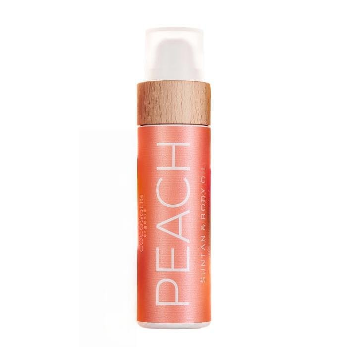COCOSOLIS PEACH SUNTAN & BODY OIL НАТУРАЛНО МАСЛО ЗА КРАСИВ ТЕН 100 МЛ
