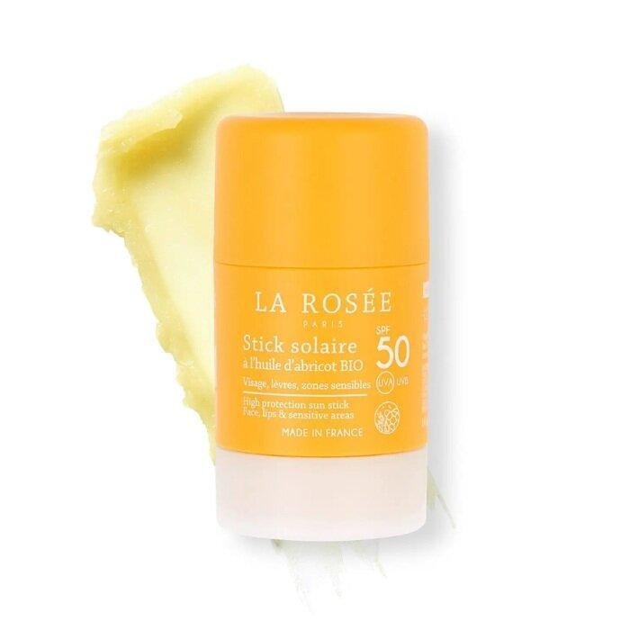LA ROSEE SUN SPF50 СЛЪНЦЕЗАЩИТЕН СТИК ЗА ЧУВСТВИТЕЛНИ ЗОНИ С ОРГАНИЧНО КАЙСИЕВО МАСЛО 18 ГР