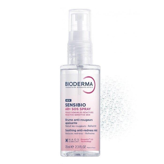 BIODERMA SENSIBIO AR+ SOS СПРЕЙ ЗА КОЖА С РОЗАЦЕЯ И ЗАЧЕРВЯВАНЕ 70 МЛ