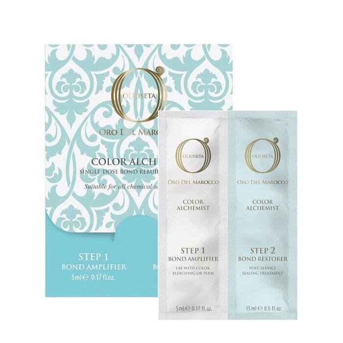 OLIOSETA COLOR ALCHEMIST БОНД СИСТЕМА ЗА ЗАЩИТА ПРИ БОЯДИСВАНЕ 1 Х 5МЛ + 1 Х 15МЛ