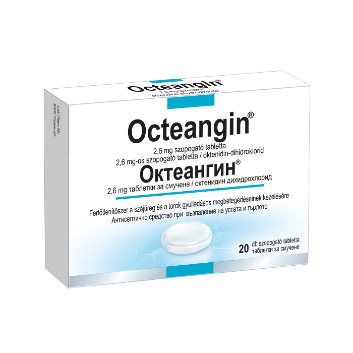 ОКТЕАНГИН ТАБЛЕТКИ ЗА СМУЧЕНЕ 2,6 МГ Х 20