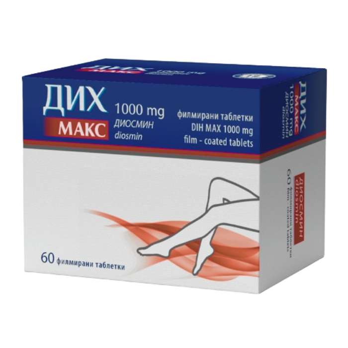 ДИХ МАКС ТАБЛ. 1000 МГ Х 60