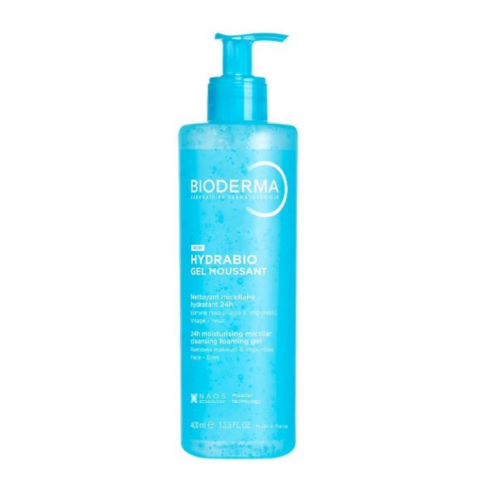 BIODERMA HYDRABIO ХИДРАТИРАЩ И ПОЧИСТВАЩ МИЦЕЛАРЕН ГЕЛ 400 МЛ
