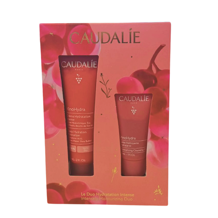 CAUDALIE VINOHYDRA ИНТЕНЗИВЕН ХИДРАТИРАЩ КРЕМ 60 МЛ + ПОЧИСТВАЩ ГЕЛ 30 МЛ ПРОМО!