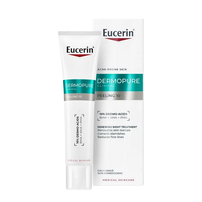 EUCERIN DERMOPURE CLINICAL PEELING 10 ОБНОВЯВАЩА НОЩНА ГРИЖА 40 МЛ