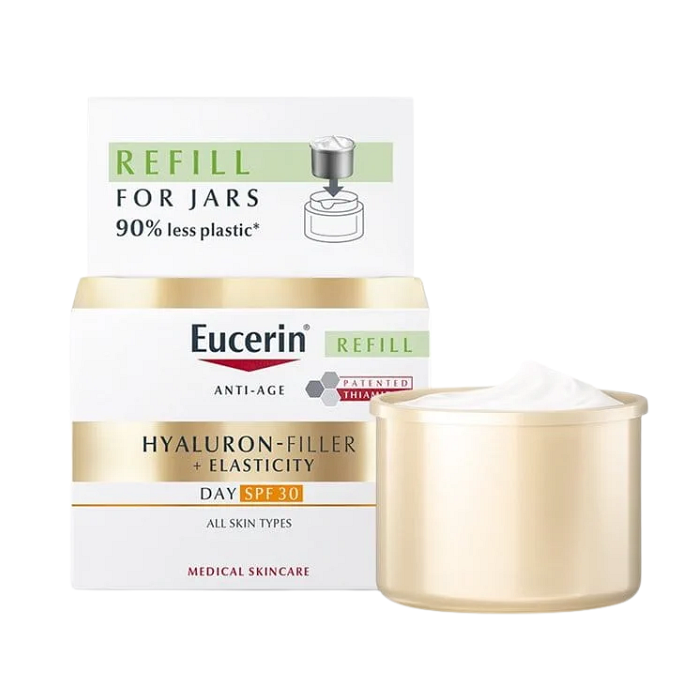 EUCERIN HYALURON-FILLER +ELASTICITY SPF30 ДНЕВЕН КРЕМ ПЪЛНИТЕЛ 50 МЛ