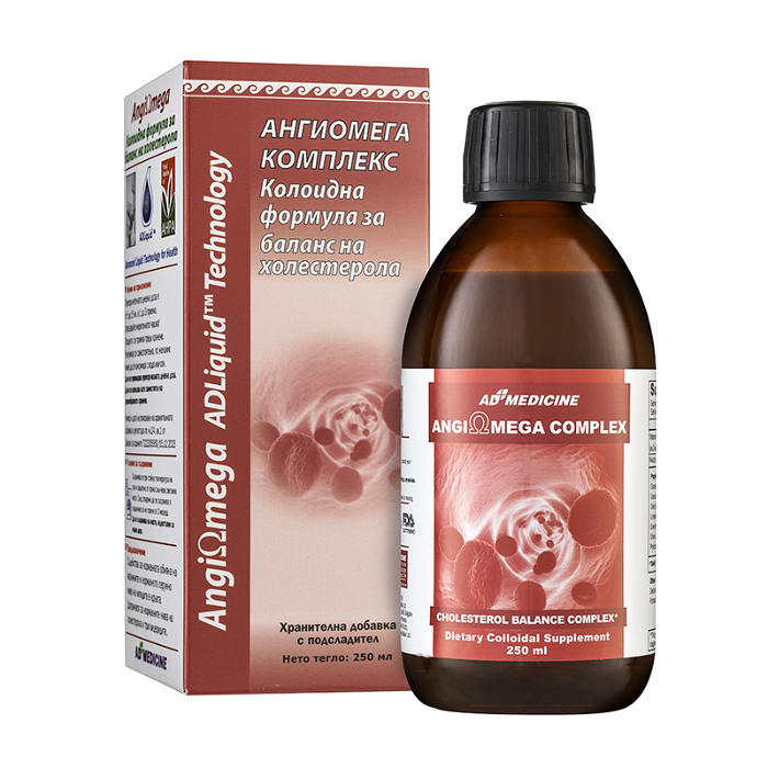 ADLiquid ANGIOMEGA COMPLEX / ЕДЛИКУИД АНГИОМЕГА СИРОП 250 МЛ