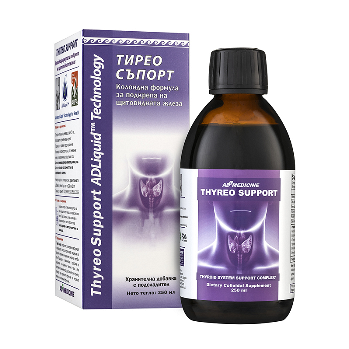 ADLiquid THYREO SUPPORT / ЕДЛИКУИД ТИРЕО СЪПОРТ СИРОП ЗА ЩИТОВИДНА ЖЛЕЗА 250 МЛ