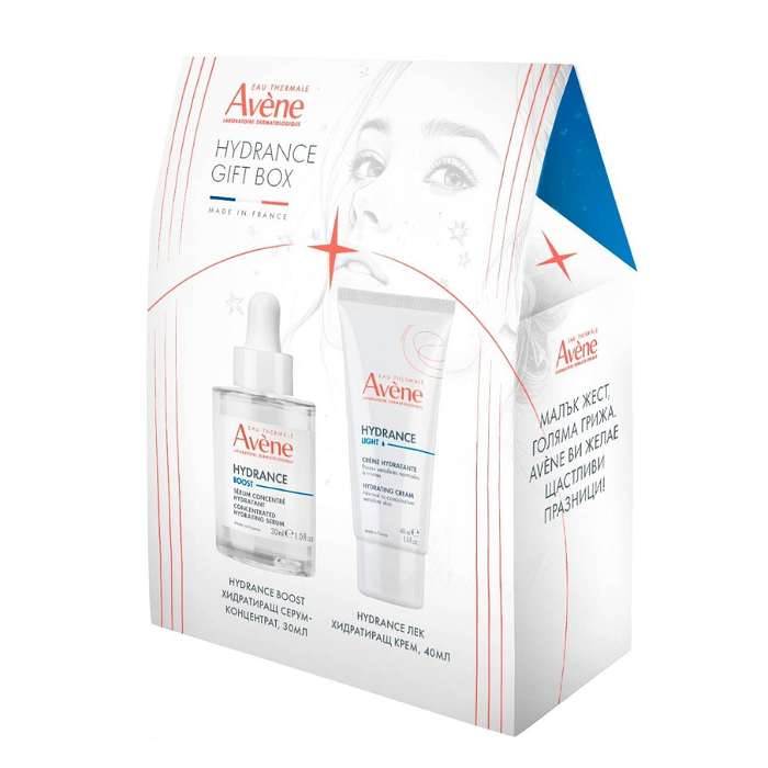 AVENE HYDRANCE BOOST СЕРУМ 30 МЛ + ЛЕК ХИДРАТИРАЩ КРЕМ 40 МЛ ПРОМО