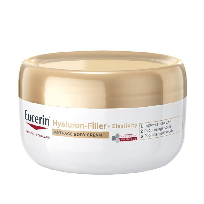 EUCERIN HYALURON-FILLER+ELASTICITY АНТИЕЙДЖ КРЕМ ЗА ТЯЛО 200 МЛ