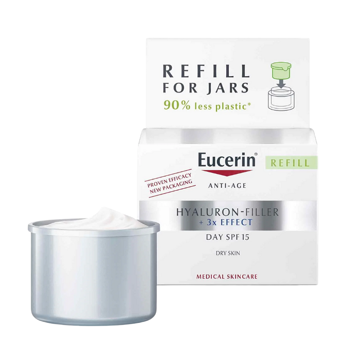 EUCERIN HYALURON FILLER +3X EFFECT SPF15 ДНЕВЕН КРЕМ-ПЪЛНИТЕЛ ЗА СУХА КОЖА 50МЛ