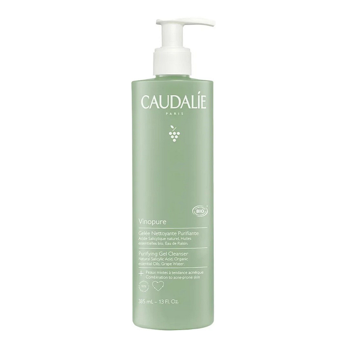 CAUDALIE VINOPURE ПОЧИСТВАЩ И МАТИРАЩ ГЕЛ ЗА ЛИЦЕ 385 МЛ