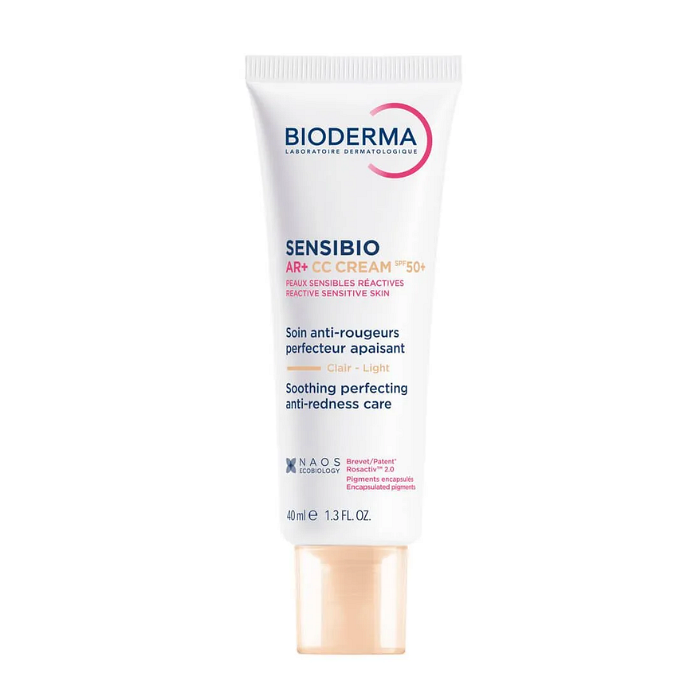 BIODERMA SENSIBIO AR+ CC КРЕМ ПРОТИВ ЗАЧЕРВЯВАНЕ И РОЗАЦЕЯ SPF50+ 40 МЛ