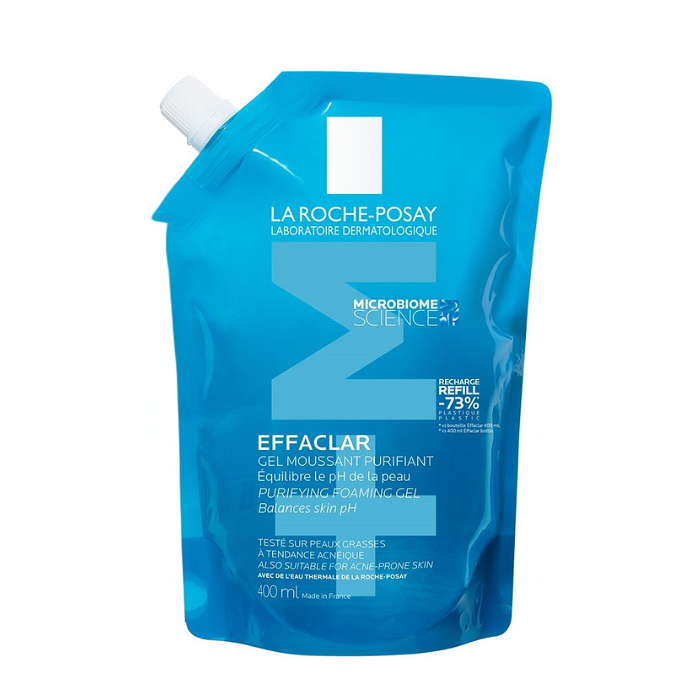 LA ROCHE POSAY EFFACLAR ПОЧИСТВАЩ ГЕЛ 400 МЛ (ПЪЛНИТЕЛ)