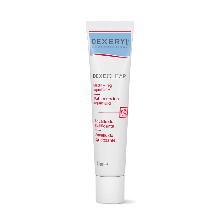 DEXERYL DEXECLEAR SPF50+ МАТИРАЩ АКВАФЛУИД ЗА ЛИЦЕ 40 МЛ
