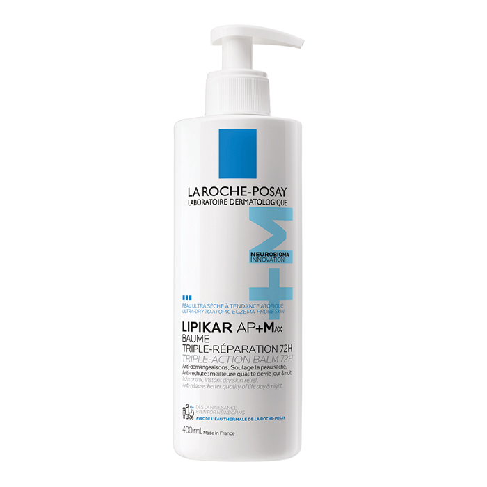 LA ROCHE POSAY LIPIKAR AP+MAX БАЛСАМ С ТРОЙНО ДЕЙСТВИЕ ЗА МНОГО СУХА КОЖА 400 МЛ