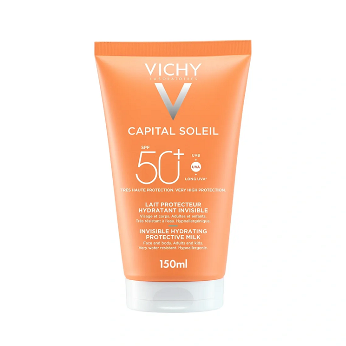 VICHY CAPITAL SOLEIL SPF50+ ХИДРАТИРАЩО МЛЯКО ЗА ЛИЦЕ И ТЯЛО 150 МЛ