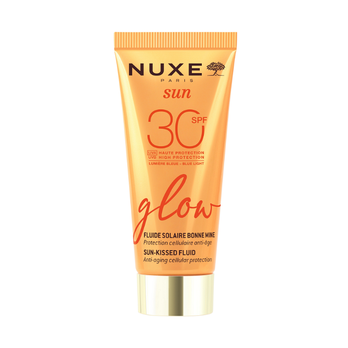 NUXE SUN SPF30 GLOW СЛЪНЦЕЗАЩИТЕН ФЛУИД ЗА ЛИЦЕ С БЛЯСКАВ ЕФЕКТ 40 МЛ