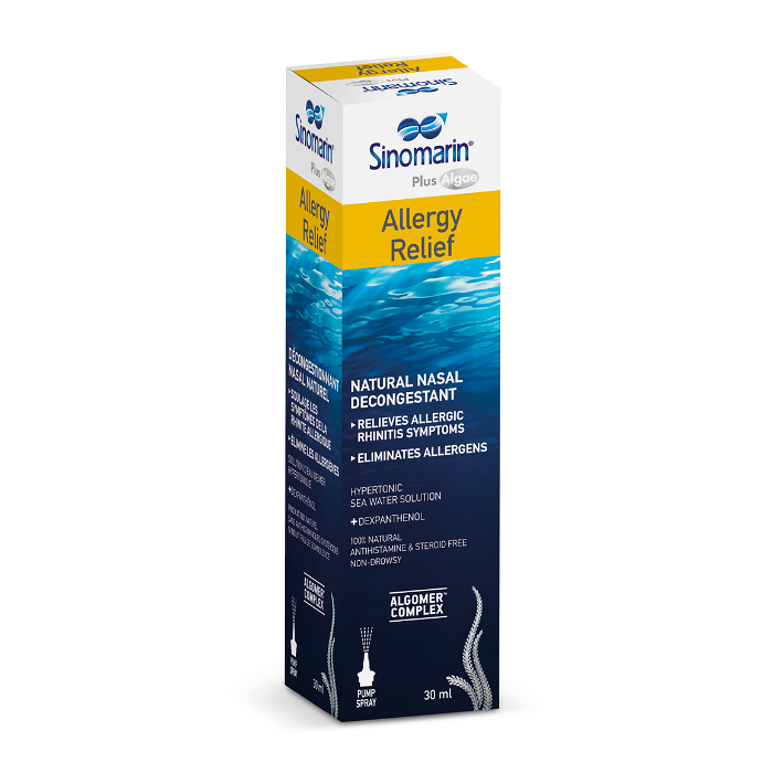 СИНОМАРИН ALLERGY RELIEF ХИПЕРТОНИЧЕН СПРЕЙ ПРИ АЛЕРГИИ 30 МЛ