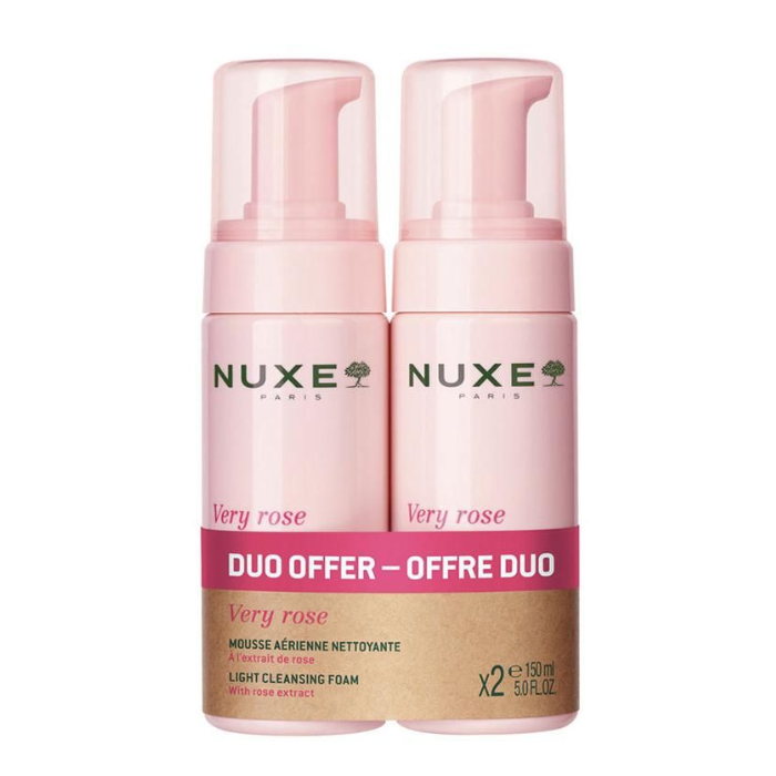 NUXE VERY ROSE ПОЧИСТВАЩА ПЯНА ЗА ЛИЦЕ 2 Х 150 МЛ ПРОМО